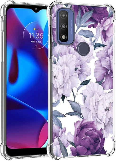 for Moto G Pure Case,Moto G Power 2022 Case,TPU soft rubber four corners reinforced anti-fall mobile phone case Cover for Motorola Moto G Pure 202...