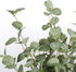6 Pcs 27'' Eucalyptus Stems Greenery Stems Eucalyptus Leaf Spray in Green Silk Plastic Plants Floral Artificial Plants for Home Party Wedding Deco...