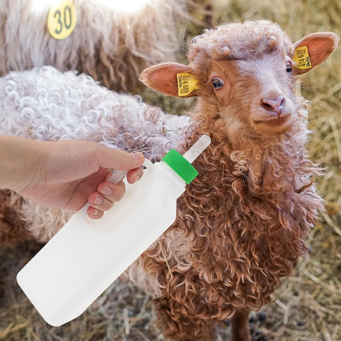 1 Set Lamb Feeding Bottle Lamb Feeding Tools Goat Feeding Bottle Pig Feeding Bottle Calves Bottle Sheep Milk Feeder Lamb Kids Bottle Goat Milk Bot...