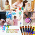6 Pcs Flat Paint Brushes 1 Inch Watercolor Acrylic Paint Brush Synthetic Nylon Craft Artist Brushes for Painting Oil Fine Crafts Face Body Art Pai...