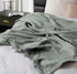 KyraHome 100% Organic Cotton 50"x60" Muslin Blankets for Adults, Couch, Kid, Pre-Washed Plant Dyed Breathable Lightweight Gauze Soft Throw Blanket...
