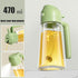 Sprayer for Cooking,470ml Olive Oil Spritzer,Oil Sprayer for Air Fryer, Salad,16oz Oil Dispenser Bottle for Kitchen?2 in 1 Olive Oil Dispenser?Oil...