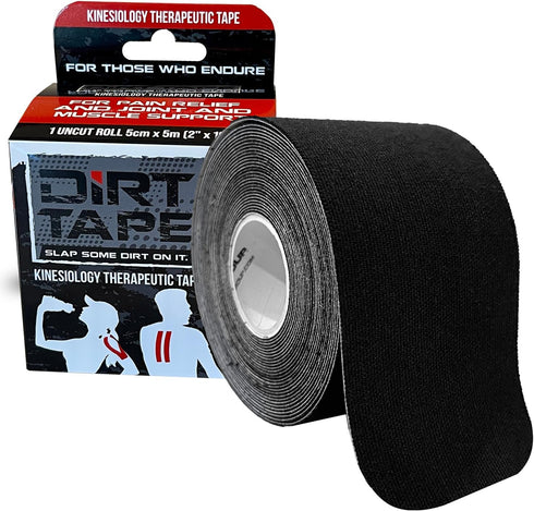 Athletic Kinesiology Tape - Muscle Pain Relief & Joint Support - Premium Elastic Cotton - Latex-Free - Water Resistant - Gym, Indoor & Outdoor Spo...