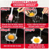 5Pcs Stainless Steel Ring Molds for Cooking Egg - Pancake Shapes Cooking Rings Egg Rings for Frying Eggs Round Egg Cooker Ring - Egg Ring Mold Coo...