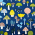 Mushroom Fabric Fat Quarters for Quilting,Cotton Printed Food Pattern Fabric Bundles 18x22,Botanical Woodland Theme SZRUIZFZ (6pcs)...