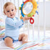 HABA Rainbow Discovery Mirror - Hang from Crib or Use as a Pillow with Entertaining Elements for Baby to Explore...