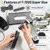 T7000 Black Glue for Phone Repair, 2 X 25 ML Semi Fluid Craft Glue T-7000 Adhesive Glue with Precision Tips for Fabric, Leather, Rubber Cement, To...