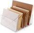 Acrylic Mail Holder, 5-Section Clear Mail Sorter Desktop Organizer Holder, Vertical Letter Sorter, Mail Organizer for Countertop, Home Office Acry...