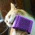 MiMu Silicone Pet Brush - Purple Deshedding Brush for Routine Deep Cleaning and Massaging Wet or Dry Dog Shedding Tool...