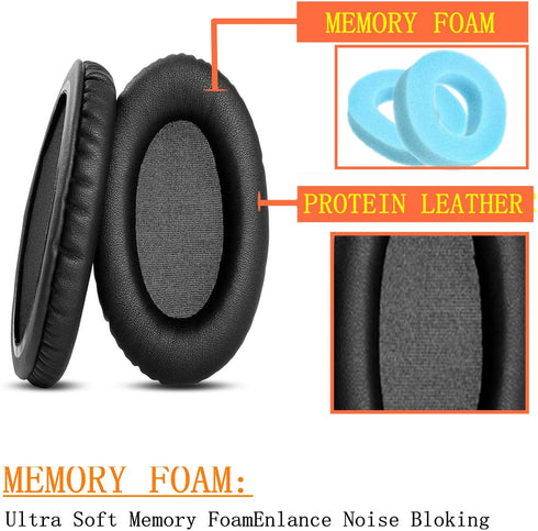 Replacement Ear Pads Ear Cushion Compatible with Sony MDR-ZX770BN ZX780DC Headphones Repair Parts...
