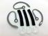 Premium Replacement Earbuds Ear Tips + Ear Hook Loops + Foam Spare + Earpads Fit Kit for Plantronics CS540 Savi W440 W740 W745 WH500 EarLoops EarH...