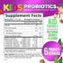 Kids Probiotic Gummies - Chewable Daily Probiotics for Kids Ages 3+ - Natural Digestive & Immune Health Support Vitamin - Nature's Recommended Veg...