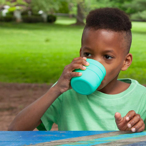 Easy Learn Drink and Snack Set – Toddler Straw Learning Cup, Silicone Baby Cup, Silicone Straw Training Cup for Baby + Toddler, Toddler Training S...