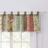 Greenland Home Blooming Prairie Authentic Patchwork Tab Top Window Valance 84 x 21...