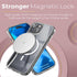 Magnetic Case for iPhone 15 Compatible with MagSafe ultra-thin Military-Grade Protection Transperant Shockproof Protective Phone Cover Anti Yellow...