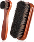 2 Pcs Horsehair Shine Shoes Brush Kit Polish Dauber Applicators Cleaning Leather Shoes Boots Care Brushes Suede Cleaner Brush(2 Pcs Style F)...