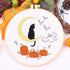 REEWISLY Halloween 4pcs Embroidery Kits with Patterns and Instructions, DIY Adult Beginner Embroidery Kits, Including 4 Plastic Embroidery Rings, ...