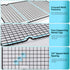 Non-Stick Steel Baking Rack & Cooling Rack, for Cookies,Cakes, Breads and More (Heavy Duty,Oven Safe)-9.84"x15.9"-1 Piece...