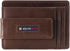 Alpine Swiss Harper Mens RFID Slim Front Pocket Wallet Magnetic Money Clip ID Card Holder Leather Glossy Nappa Brown...