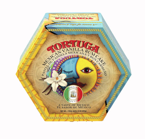 TORTUGA Caribbean Mexican Vanilla Rum Cake - 4 oz Caribbean Rum Cake - The Perfect Premium Gourmet Gift for Stocking Stuffers, Gift Baskets, and C...