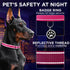 TECEUM Reflective Pet Collar – Hot Pink – L – Basic Nylon Dog Collar – Quick Release Buckle – Fits Small, Medium and Large Dogs, Puppies, Cats – E...