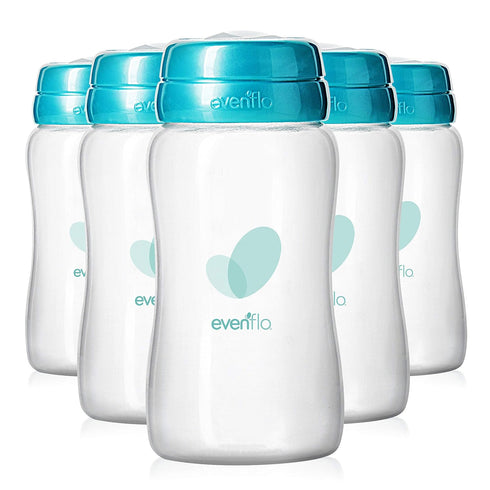 Evenflo Advanced Breast Milk Collection Bottles, 5oz 6 Pack...