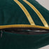Avigers 12 x 20 Inch Teal Gold Leather Striped Lines Velvet Cushion Case Luxury Modern Throw Pillow Cover Decorative Pillow for Couch Living Room ...