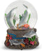Elanze Designs Dolphin World Coral Reef Ocean Under The Sea Family Fish Coral Seaweed Tabletop Figurine 100MM Music Glitter Water Snow Globe Plays...