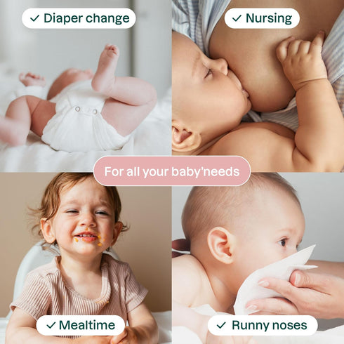 ATTITUDE Biodegradable Baby Wipes, Plant Based Unscented Diaper Wipes for Babies and Newborn, Dermatologically Tested, Vegan, 72 Count...