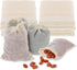 32Pcs Spice Bags for Cooking, 3.15 X 4inch Empty Tea Bags Reusable Tea Bags, Muslin Bags with Drawstring, Tea Filter Bags Cheesecloth Bags for Hom...