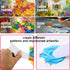MTQY 7 in 1 Paint Scraper Acrylic Pouring Swipe Tools with Brush for Acrylic Painting Technique...