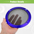 ACROPIX Universal 5" Car Speaker Grills Cover Mesh Round 5 Inch Audio Speaker Subwoofer Guard Protector Case with Mounting Screws Iron Blue - Pack...