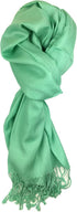 Plum Feathers Premium Solid Color and Metallic Fashion Scarf, Womens Pashmina Shawl Wrap with Fringes...