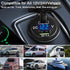 XMSJSIY USB Car Charger Socket Outlet 12V-24V USB/Type C Outlet PD & QC 3.0 Fast Car Charger 38W Power Waterproof Outlet Adapter with LED Voltmete...