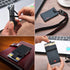 RFID Minimalist Slim Wallet for Men and Women, Holds Up to 12 Cards, Cash, Key Thin and Lightweight Credit Card Holder, Grey Ballistic Nylon...