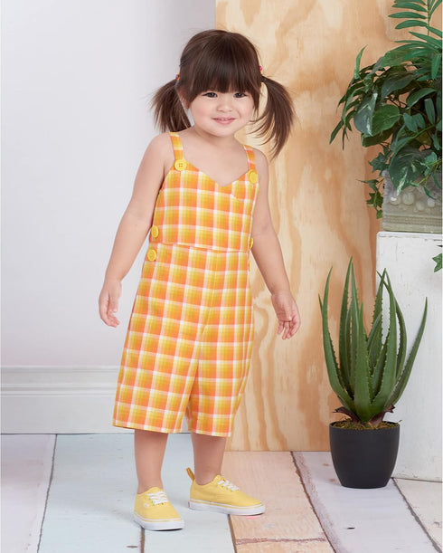 Simplicity Toddler's and Children's Jumpsuit, Jumper and Romper Sewing Pattern Kit, Code S9558, Sizes 4-5-6-7-8, Multicolor...