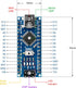 Nano V3.0, Nano Board ATmega328P 5V 16M Micro-Controller Board Compatible with Arduino IDE (Nano x 3 with USB Cable)...