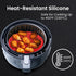 Reusable Air Fryer Liners 3 Pack for 5-7QT Fryers - 8" Round Silicone Air Fryer Liners - Easy to Clean Air Fryer Accessories - Non-Stick Parchment...