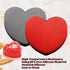 Silicone Heart Shaped Cake Pans,9 Inch Silicone Cake Pan for Baking, Heart Molds Silicone Non-Stick (Red-1PCS, 9 INCH)...