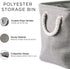 DII Polyester Container with Handles, Chevron Storage Bin, Medium, Rose...