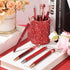 Sabary 8 Pcs Ballpoint Pens with Pen Holder for Desk Metal Crystal Diamond Pen Glitter Pencil Holder Fancy Pens Black Ink Bling Desk Organizer for...