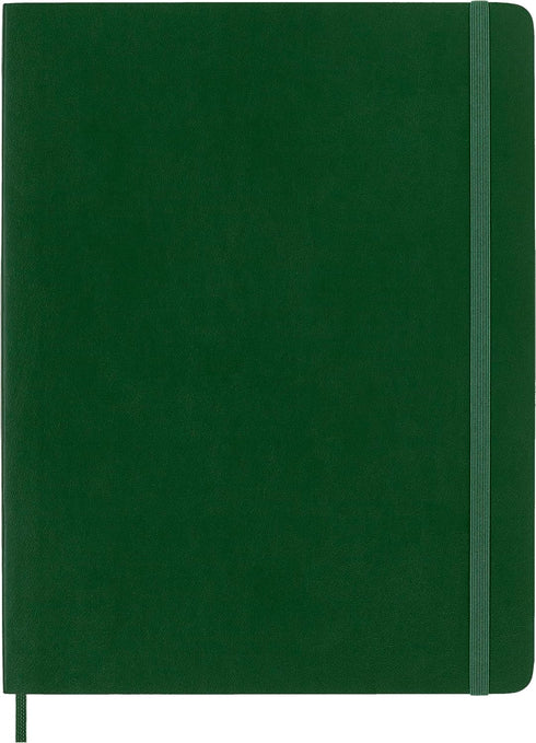 Moleskine Classic Notebook, Soft Cover, XL (7.5" x 9.5") Dotted, Myrtle Green, 192 Pages...