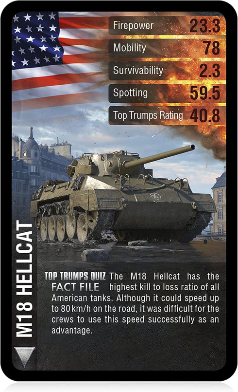 Top Trumps Card Game World of Tanks - Family Games for Kids and Adults - Learning Games - Kids Card Games for 2 Players and More - Kid War Games -...