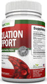 Blood Circulation Support - All Herbal Supplement For Healthy Blood Flow, Arteries & Veins - Promotes Leg Comfort - With Hawthorn, Niacin, L-Argin...