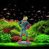 Underwater Landscape Resin Figurine - A Frog in Muscle Outfit Ornament for Aquarium...