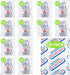 300cc Oxygen Absorbers for Food Storage - 120 Packs(12 x Packs of 10), Food Grade Oxygen Absorbers for Food Storage with Oxygen Indicator, Applica...