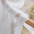 Home Brilliant White Sheer Curtains 63 inch Length Rod Pocket Drape for Dinning Room Window Treatment Panels for Living Room, 54" Width x 63" Leng...