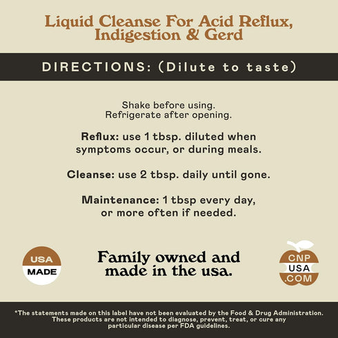 Acid Reflux Complete 8oz - Natural Organic Liquid Heartburn, GERD, & Amish Reflux Relief Remedy & Medicine...