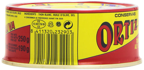 Ortiz White Tuna in Olive Oil, Fresh Tender Slices, Spanish Wild Caught Tuna, High in Protein and Omega 3 Fats, Excellent in Salad, Pasta or Sandw...