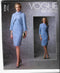 Vogue Patterns V1736E5 Misses Dress, E5 (14-16-18-20-22), White...